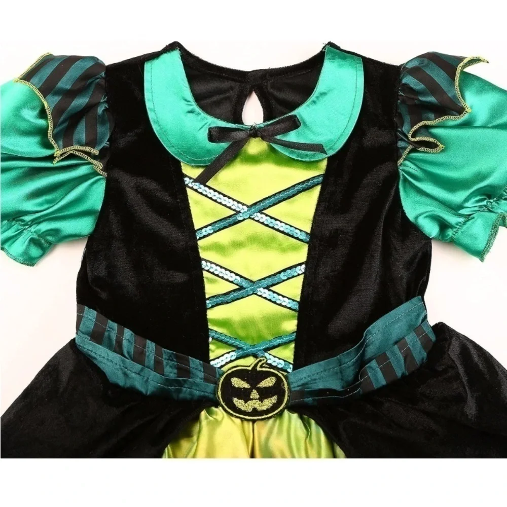 NWT witch costume  -dress and hat  size 3-4 years
